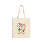 Lao Tzu Quote Tote Bag | Colorful Canvas Bag | Positive Literary Gift