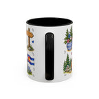 Denver Illustrated Travel Mug | City Souvenir Accent Coffee Mug | 11oz 15oz Ceramic Cup
