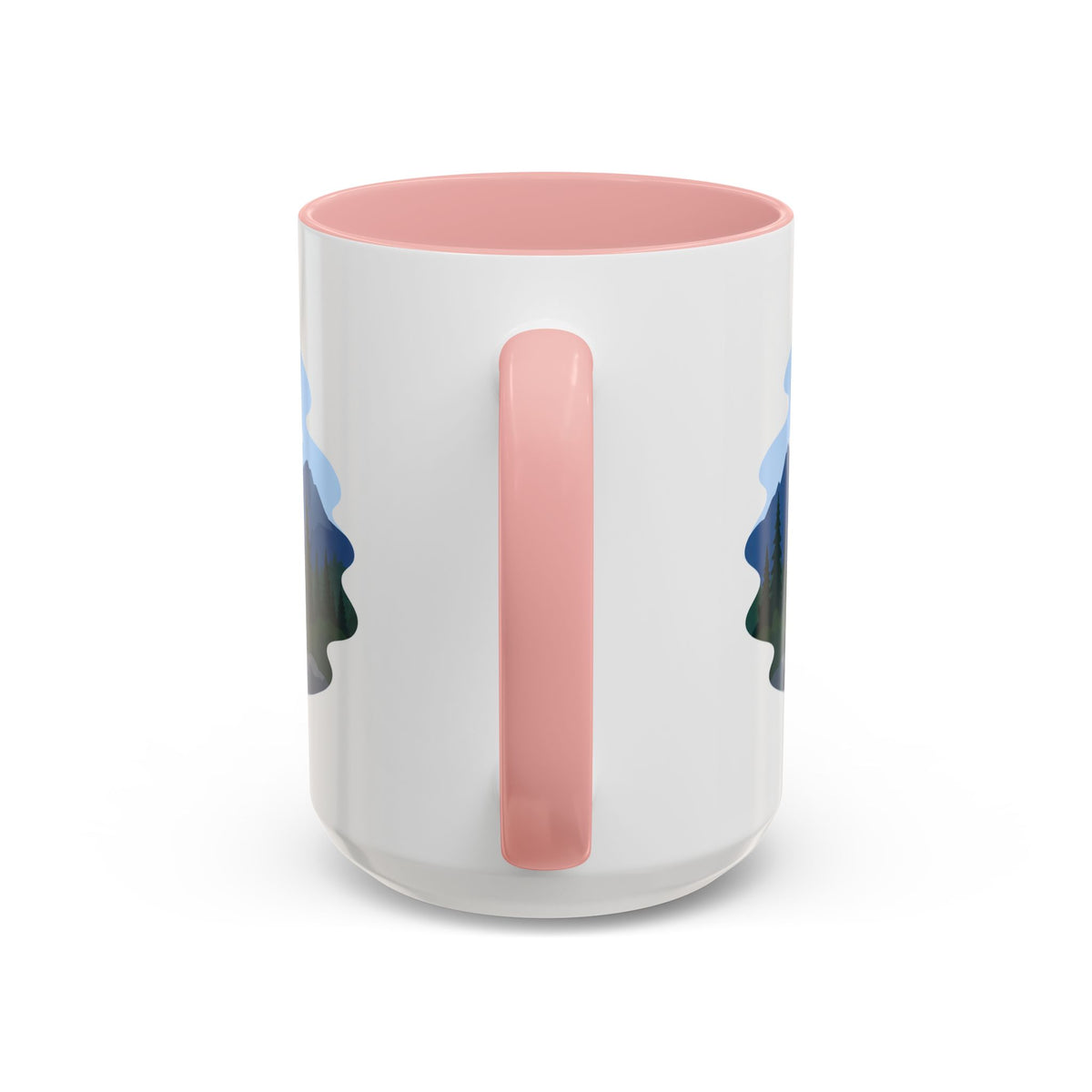 North Cascades National Park Coffee Mug | Solid Color Block Park Souvenir | 11oz 15oz Accent Mug