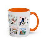 Taipei Coffee Mug | Postage Stamp Collage Mug | Travel Souvenir Accent Cup 11oz 15oz