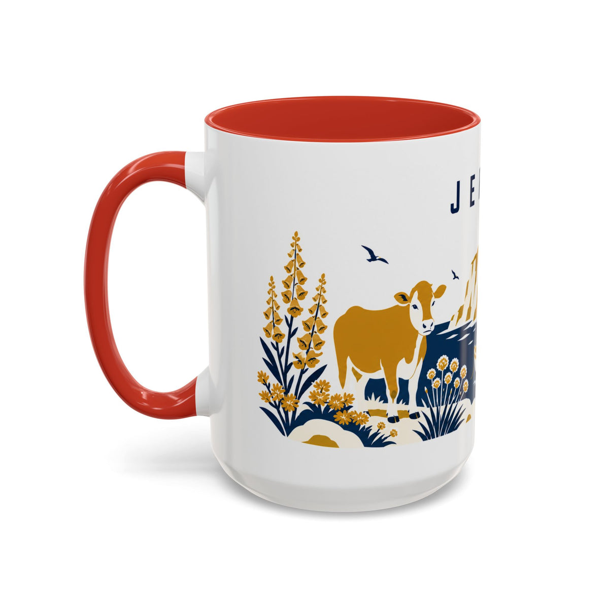 Jersey Coffee Mug | Travel Souvenir Accent Mug | Country Gift Ceramic Cup 11oz 15oz