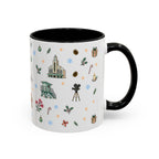 Los Angeles Christmas Mug | Watercolor City Souvenir | Ceramic Coffee Cup (11oz or 15oz)