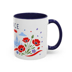 France Coffee Mug | Travel Souvenir Accent Mug | Country Gift Ceramic Cup 11oz 15oz