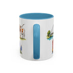 Dallas Illustrated Travel Mug | City Souvenir Accent Coffee Mug | 11oz 15oz Ceramic Cup