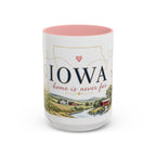 Iowa State Mug | Home is Never Far Accent Mug (11oz or 15oz)