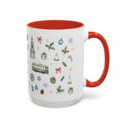 Dublin Christmas Mug | Watercolor City Souvenir, Holiday Travel Gift (11oz/15oz)
