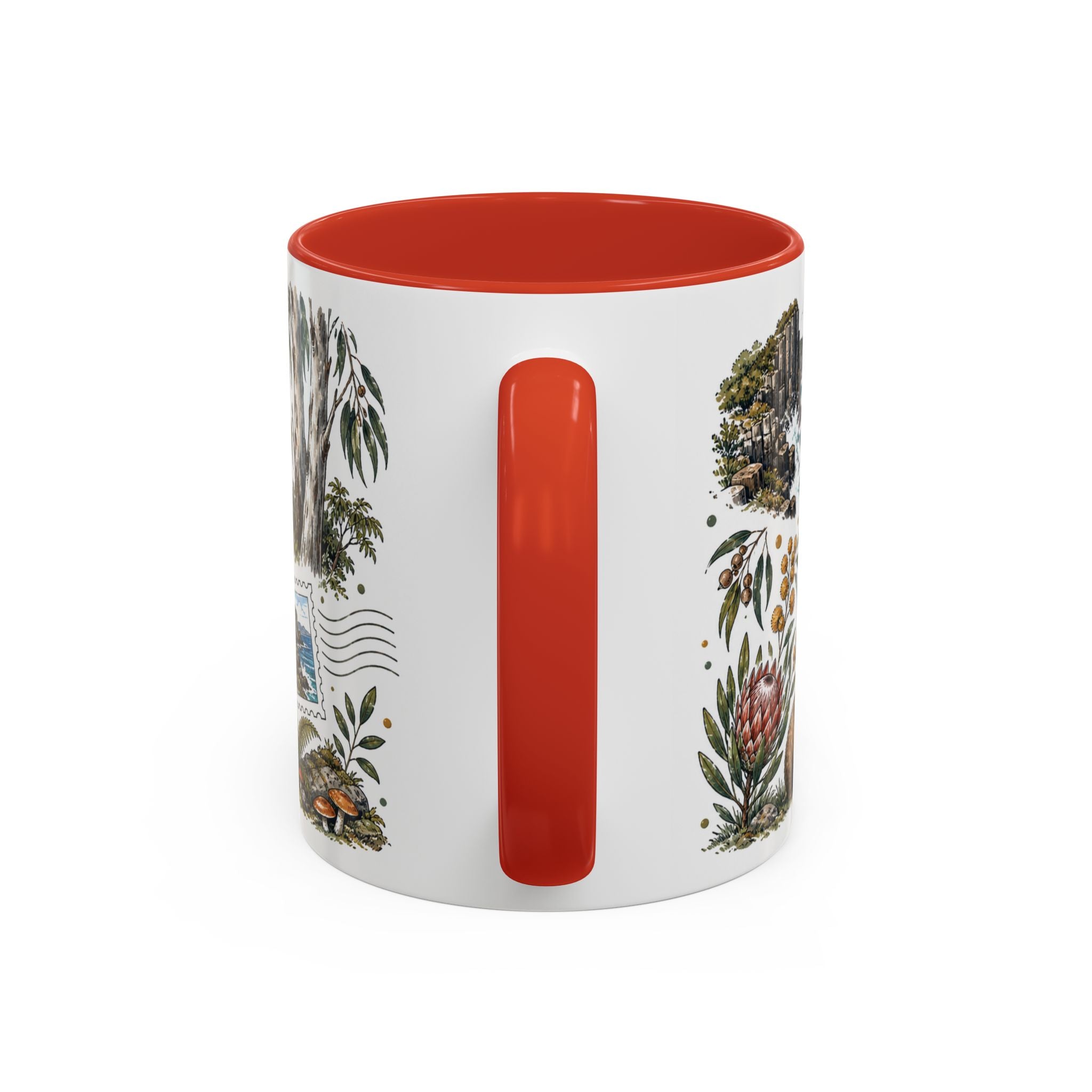 Tasmania Coffee Mug | Travel Destination Souvenir Gift | Accent Color Ceramic 11oz 15oz
