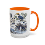Johor Bahru Coffee Mug | Malaysia Travel Souvenir | Vintage Illustrated City Gift | 11 oz 15 oz Accent Mug