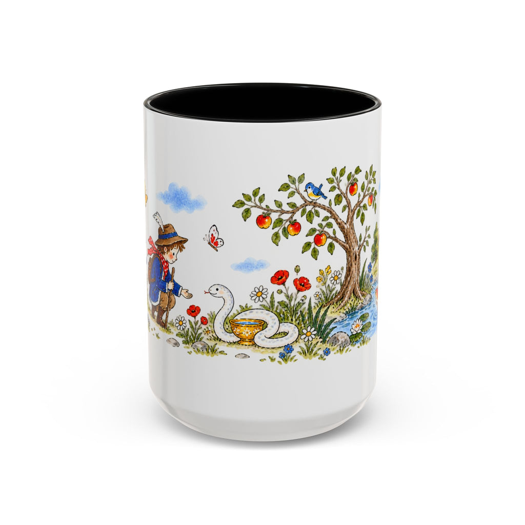 The White Snake Mug | Storybook Fairy Tale Accent Coffee Mug | EveryLegend