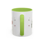 Grandma's Kitchen Hugs Coffee Mug | Gift From Grandkids | Accent Color Ceramic 11oz 15oz