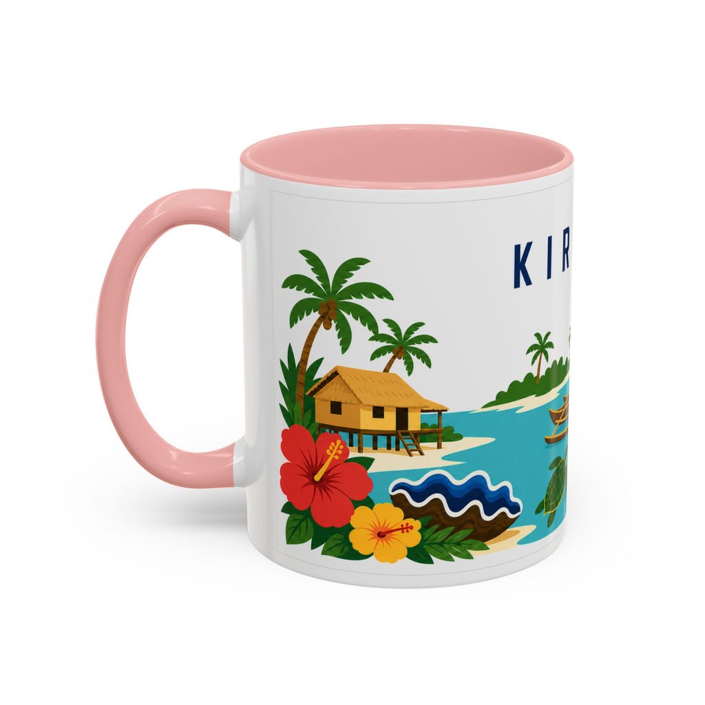 Kiribati Coffee Mug | Travel Souvenir Accent Mug | Country Gift Ceramic Cup 11oz 15oz