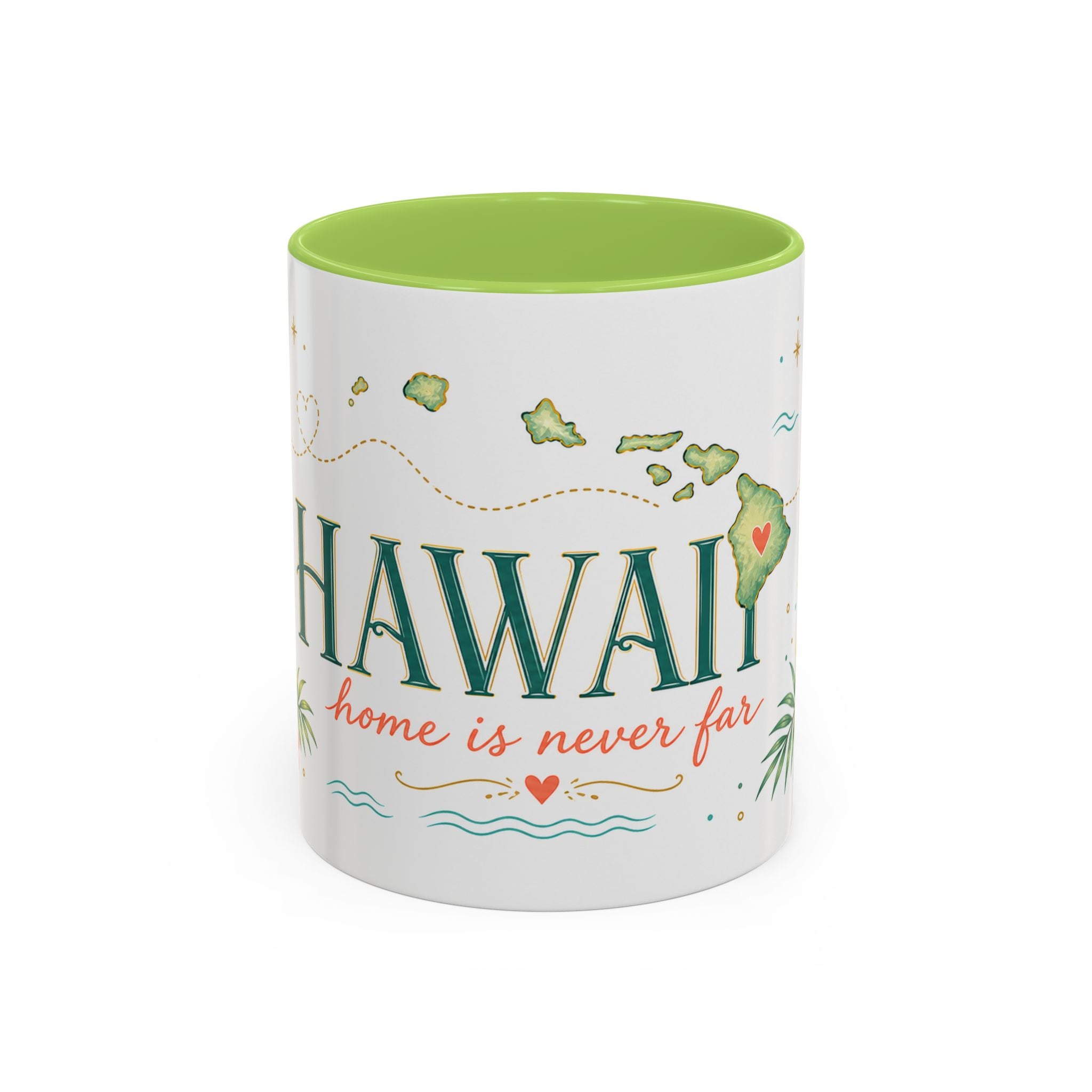 Hawaii State Map Mug | Moving Away Gift | Long Distance Friendship Coffee Cup