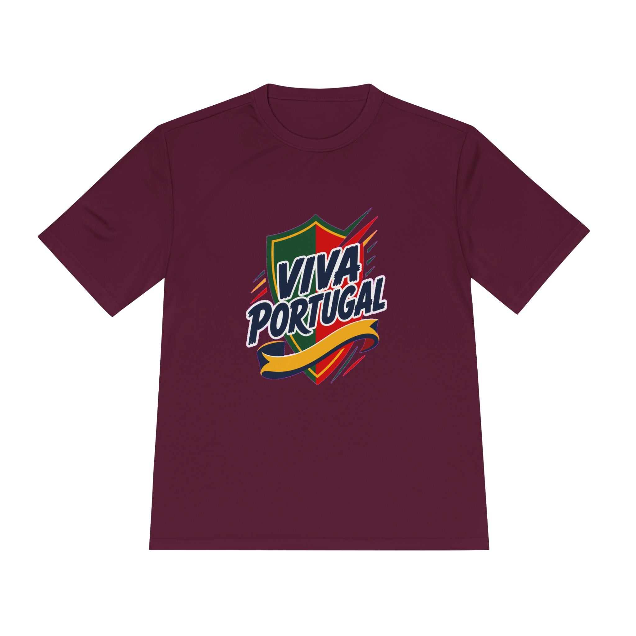 Portugal Soccer T Shirt, Viva Portugal Tee, World Football Fan Shirt, Moisture Wicking Sport Tee