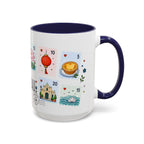 Macau Coffee Mug | Postage Stamp Collage Mug | Travel Souvenir Accent Cup 11oz 15oz