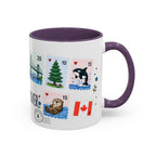 Vancouver Coffee Mug | Postage Stamp Collage Mug | Travel Souvenir Accent Cup 11oz 15oz