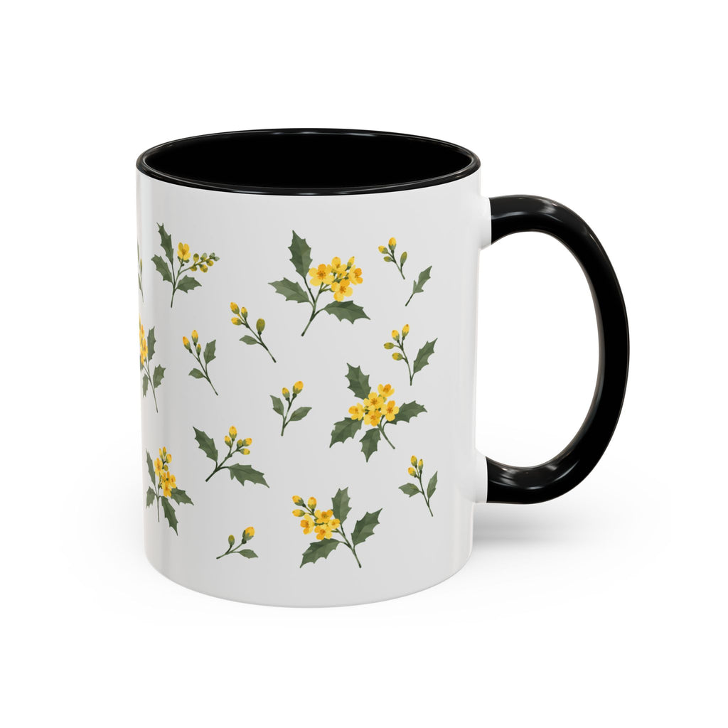 Oregon Oregon Grape Mug, State Flower Floral Coffee Cup, 11oz Botanical Gift