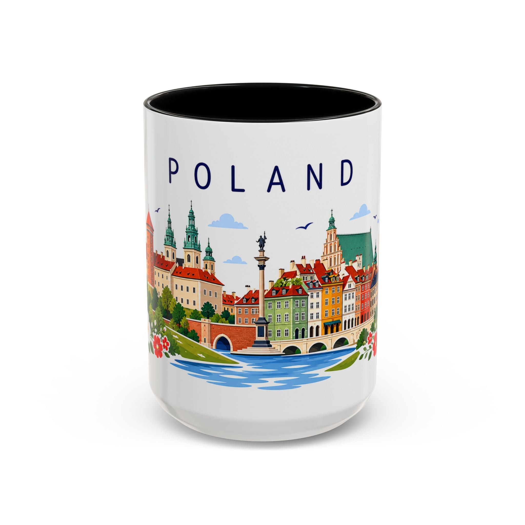 Poland Coffee Mug | Travel Souvenir Accent Mug | Place Gift Ceramic Cup 11oz 15oz