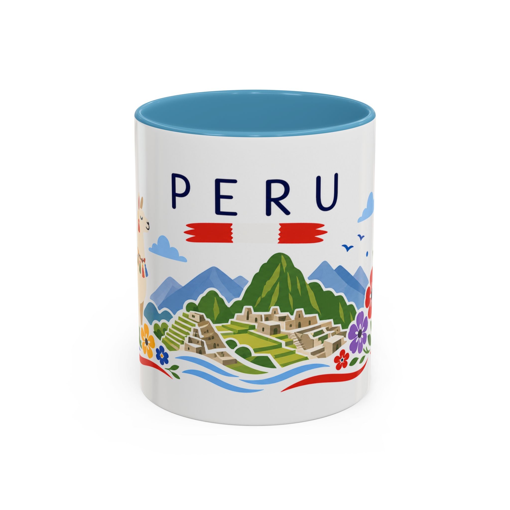 Peru Coffee Mug | Travel Souvenir Accent Mug | Country Gift Ceramic Cup 11oz 15oz