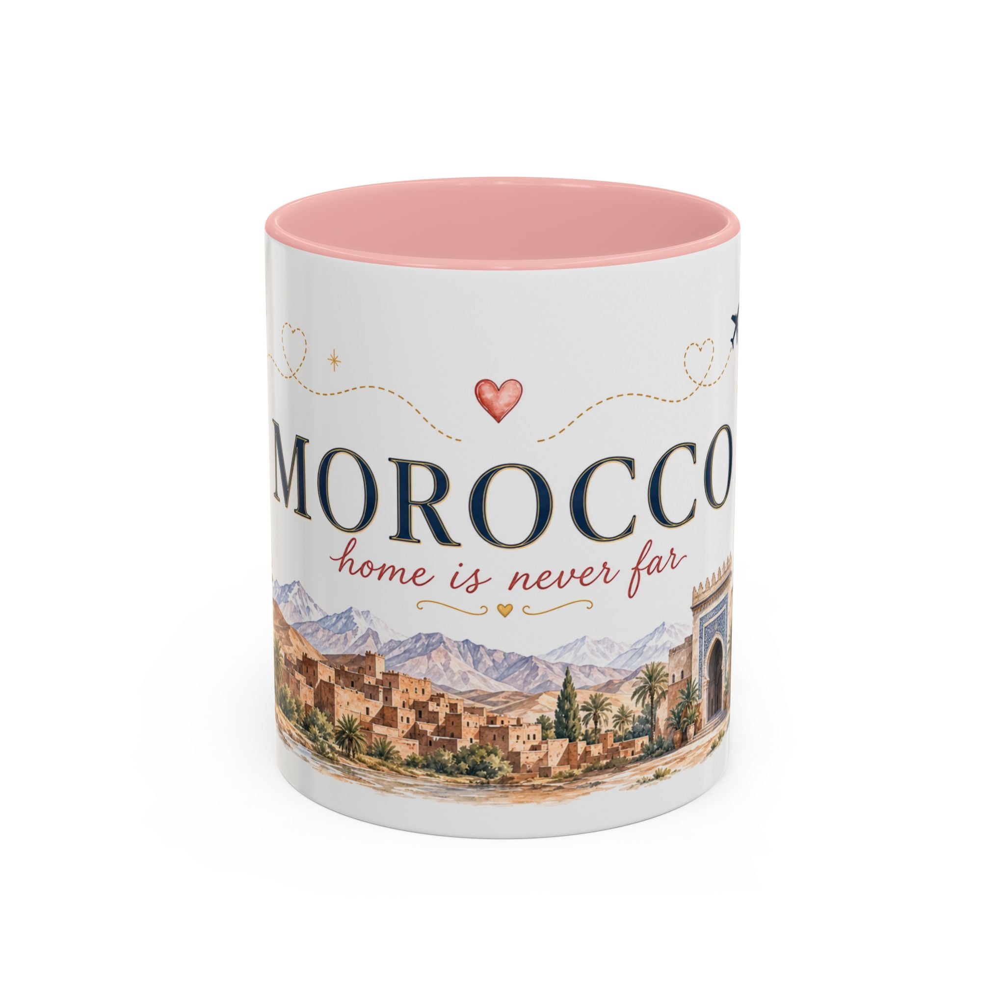 Morocco Home Country Mug | Moving Away Gift | Long Distance Friendship | 11 oz 15 oz Accent Mug