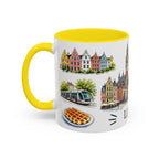 Lille Illustrated Travel Mug | City Souvenir Accent Coffee Mug | 11oz 15oz Ceramic Cup