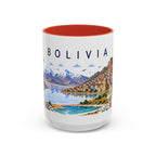 Bolivia Coffee Mug | Travel Souvenir Accent Mug | Place Gift Ceramic Cup 11oz 15oz