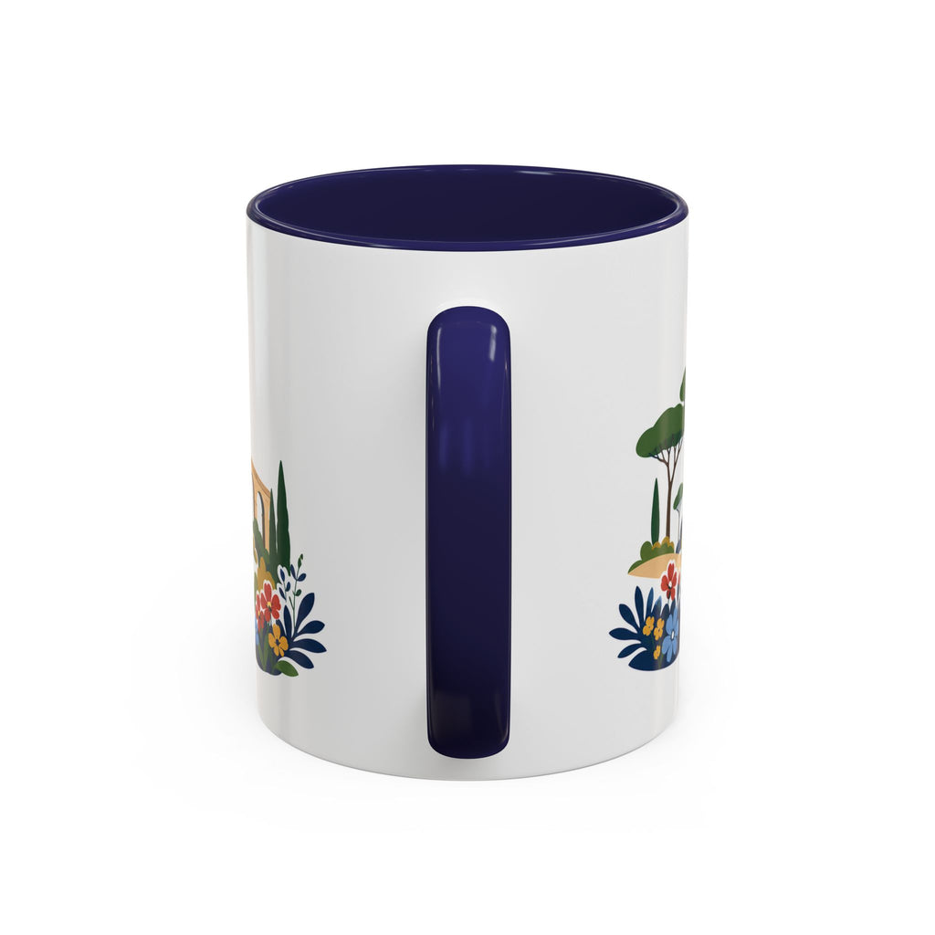 Rome Coffee Mug | Italy Travel Souvenir | Porcelain Decal City Gift | 11oz 15oz Accent Mug