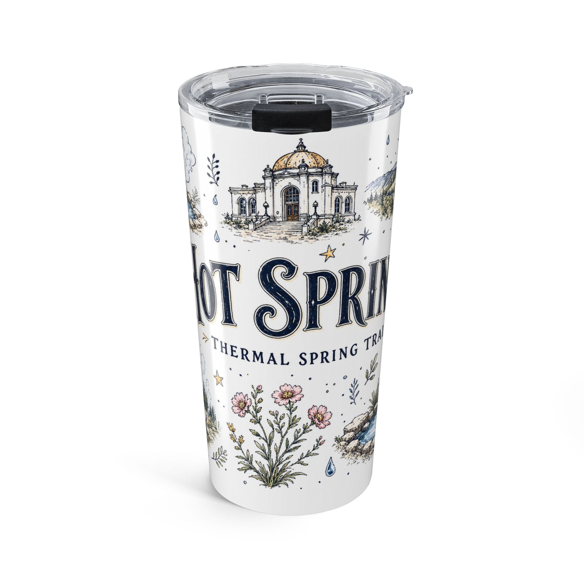 Hot Springs National Park 20oz Tumbler | Arkansas Thermal Spring Spa Gift | Insulated Stainless Steel Travel Cup