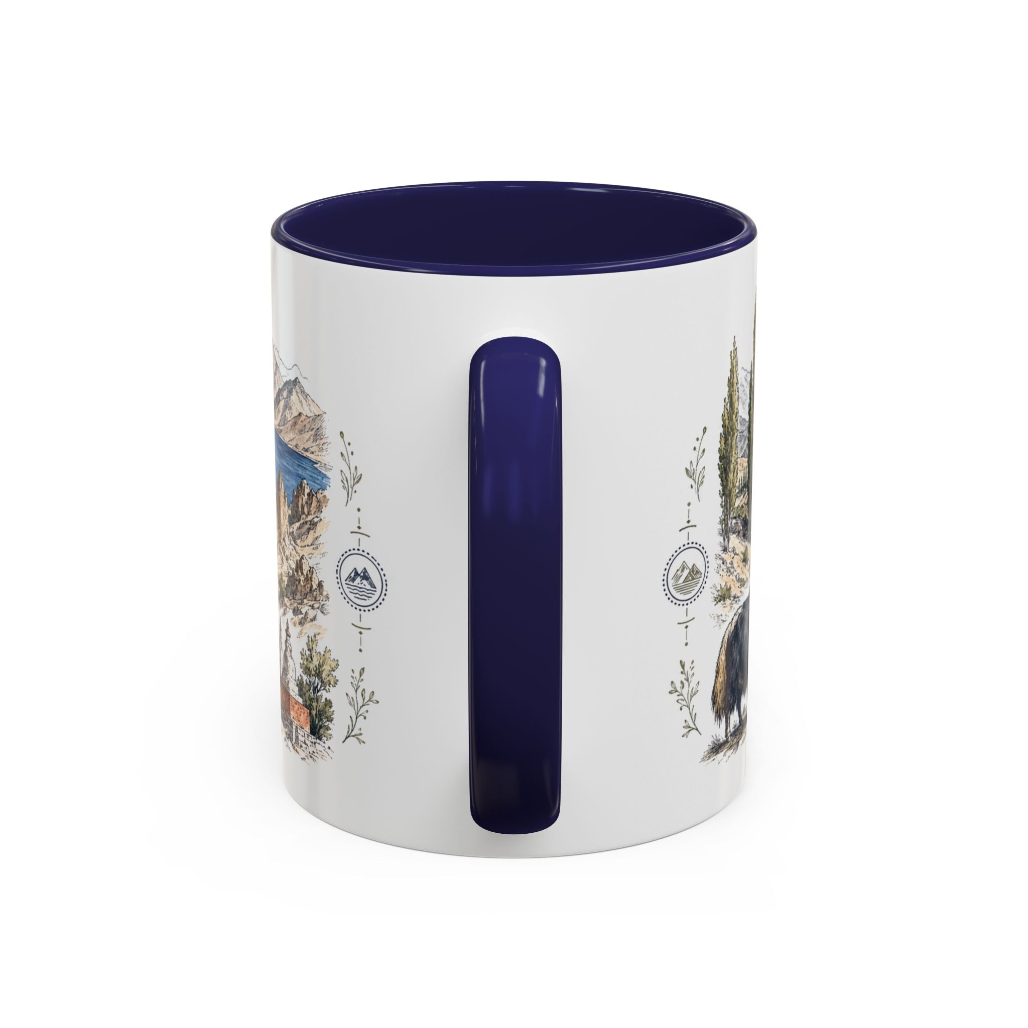 Ladakh Mug, India Travel Souvenir, Bucket List Gift, Accent Ceramic Coffee Mug 11oz 15oz