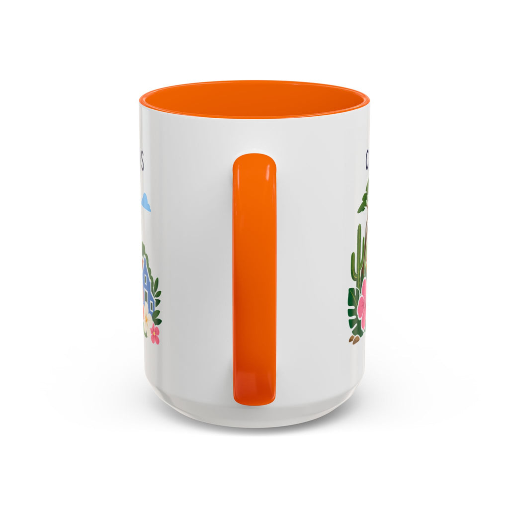 Caribbean Netherlands Coffee Mug | Travel Souvenir Accent Mug | Country Gift Ceramic Cup 11oz 15oz