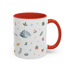 Olympic National Park Christmas Mug | Watercolor Travel Souvenir | Holiday Gift | Accent Ceramic Coffee Cup 11oz 15oz
