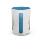 New Mexico State Map Mug | Desert Scenery, Yucca Flower Accent Coffee Cup