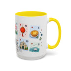 Macau Coffee Mug | Postage Stamp Collage Mug | Travel Souvenir Accent Cup 11oz 15oz