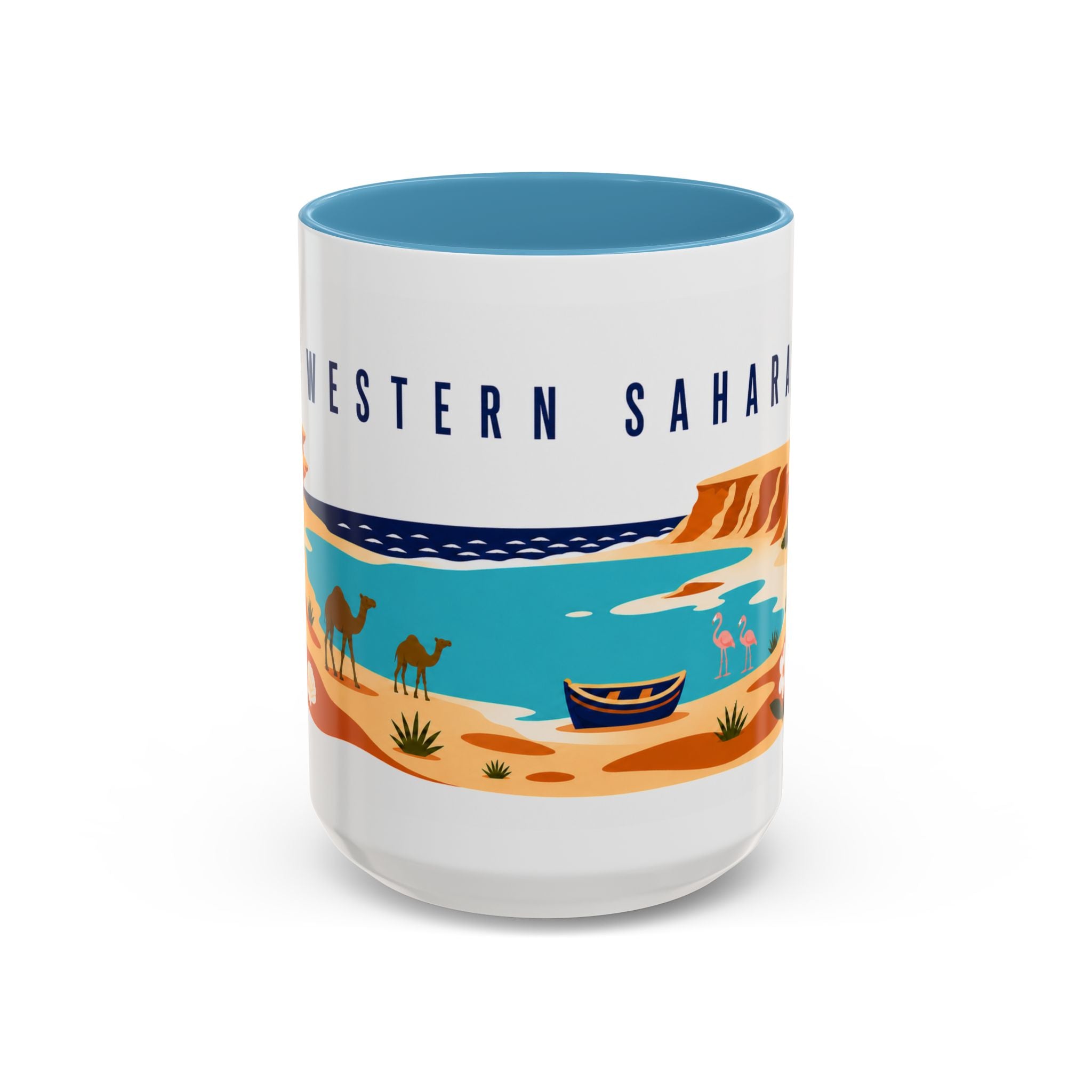 Western Sahara Coffee Mug | Travel Souvenir Accent Mug | Country Gift Ceramic Cup 11oz 15oz