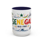 Senegal Soccer Coffee Mug | World Cup Fan Gift | Accent Color Ceramic 11oz 15oz Match Day Cup