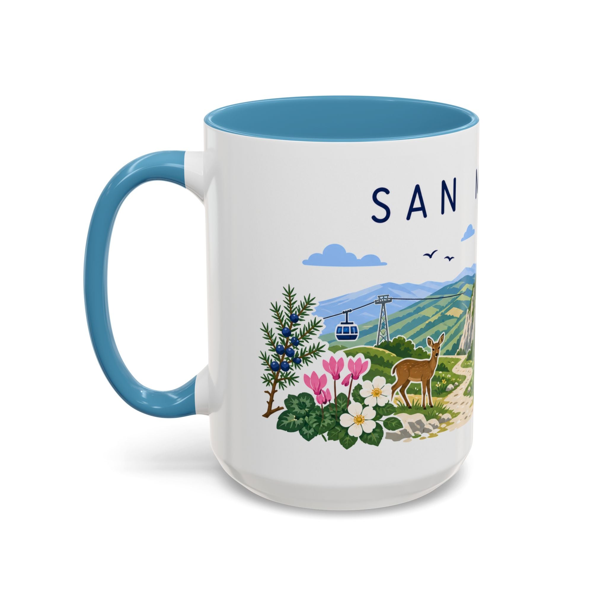 San Marino Coffee Mug | Travel Souvenir Accent Mug | Country Gift Ceramic Cup 11oz 15oz