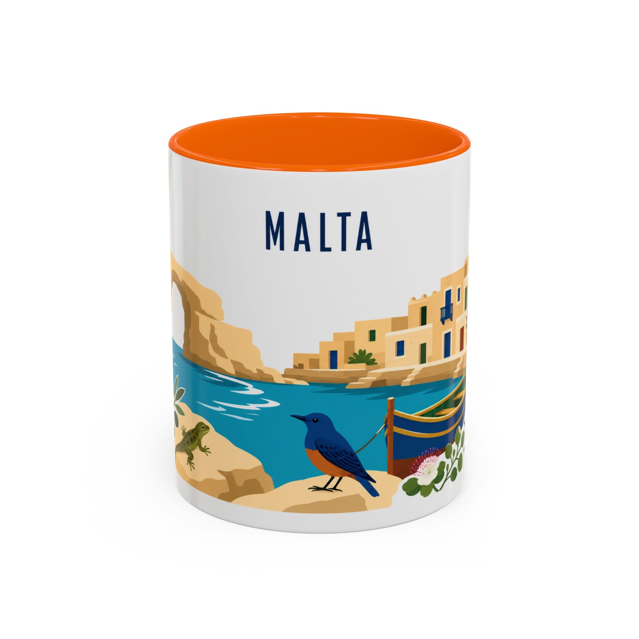 Malta Coffee Mug | Travel Souvenir Accent Mug | Country Gift Ceramic Cup 11oz 15oz