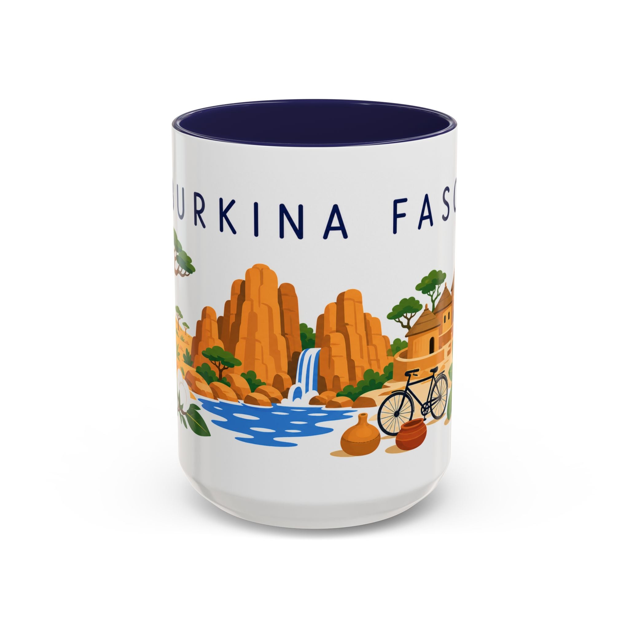 Burkina Faso Coffee Mug | Travel Souvenir Accent Mug | Country Gift Ceramic Cup 11oz 15oz