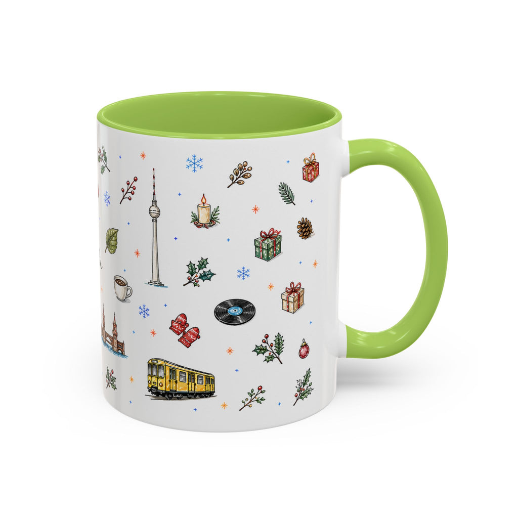 Berlin Christmas Mug | Watercolor City Souvenir, Travel Gift (11oz/15oz)
