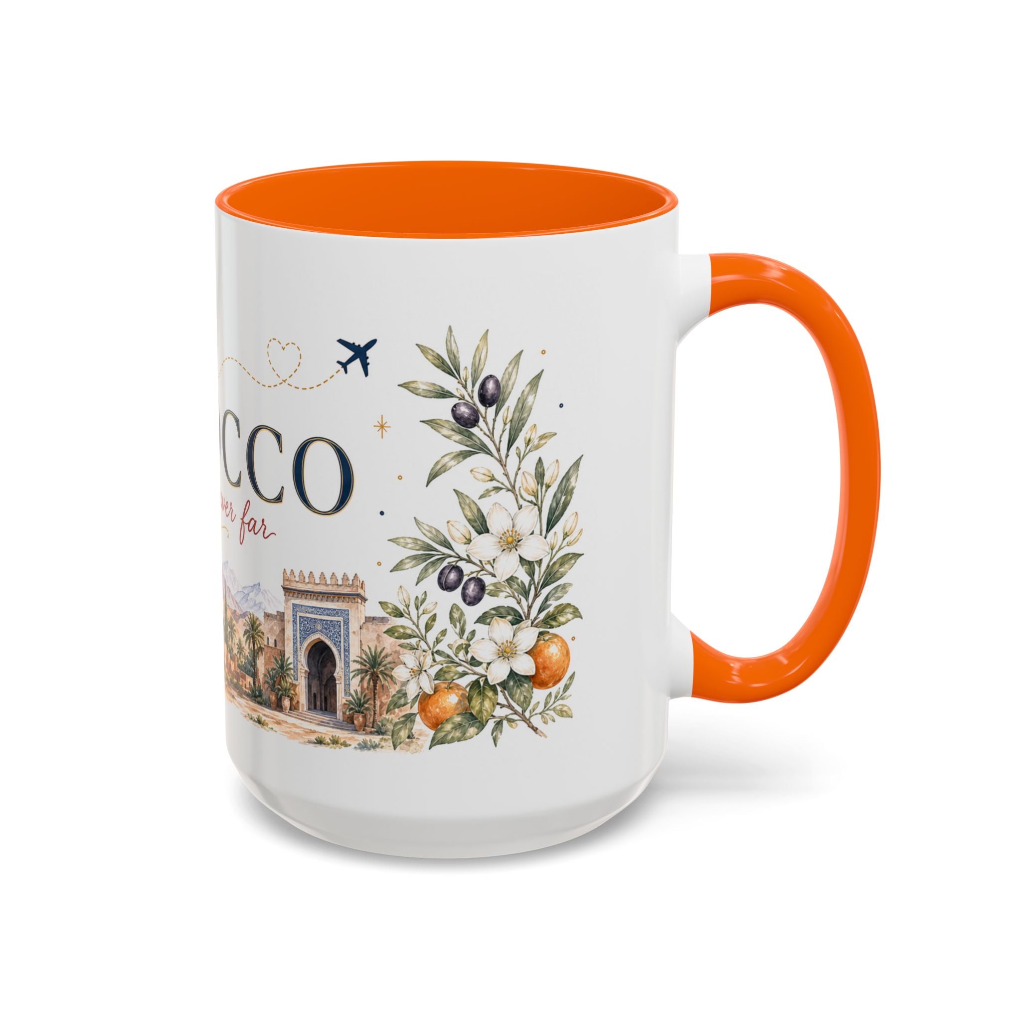 Morocco Home Country Mug | Moving Away Gift | Long Distance Friendship | 11 oz 15 oz Accent Mug