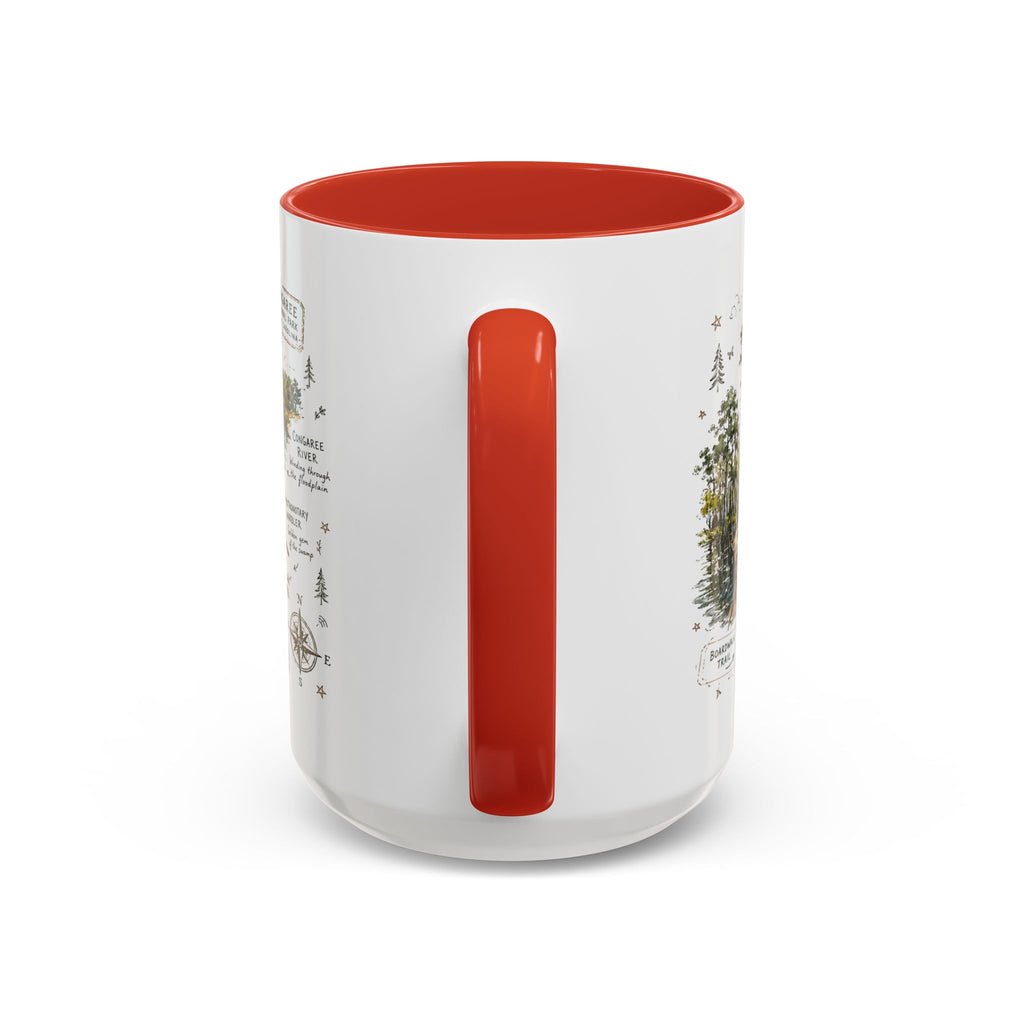 Congaree National Park Coffee Mug | South Carolina Forest Floodplain Gift | Accent Color Ceramic 11oz 15oz