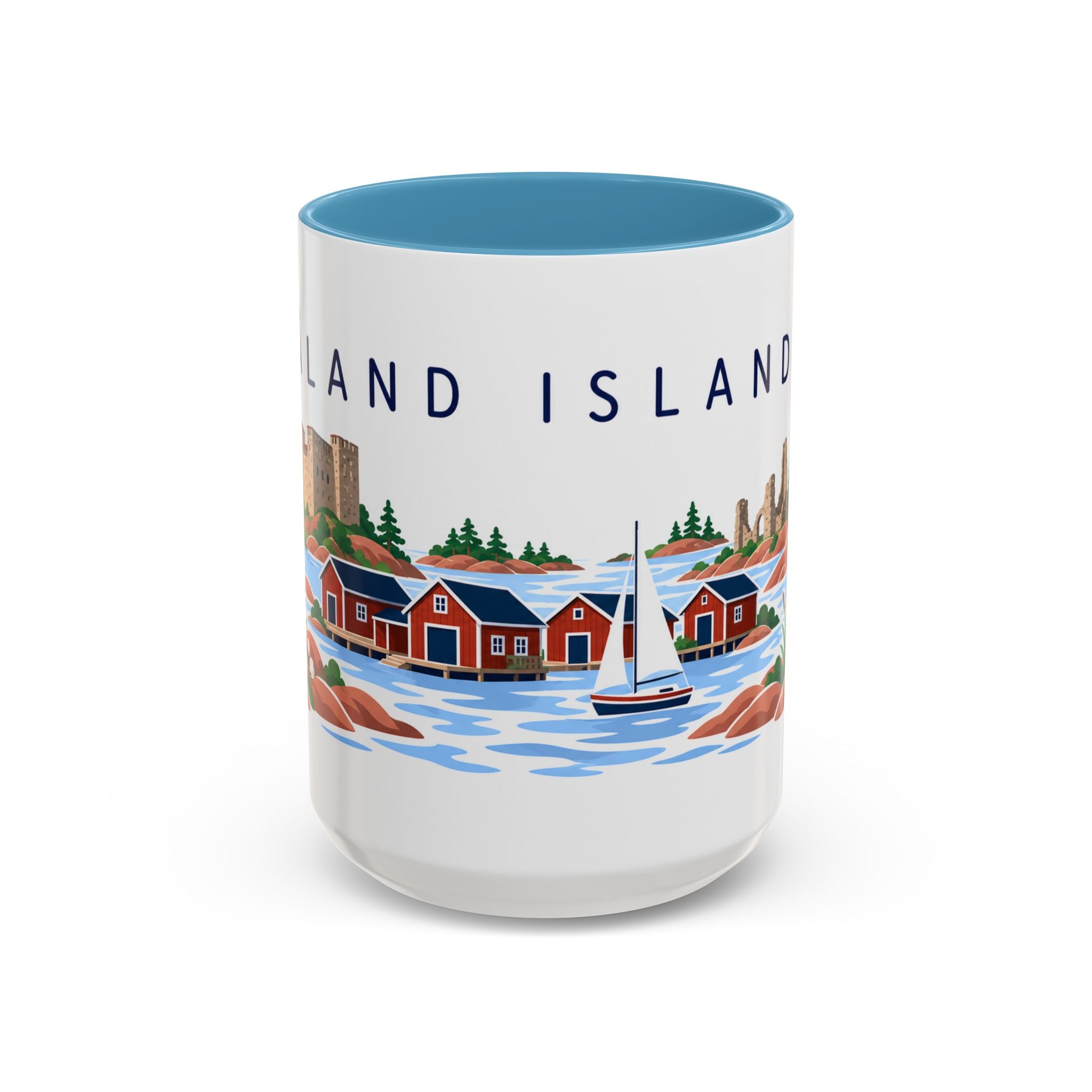 Åland Islands Coffee Mug | Travel Souvenir Accent Mug | Country Gift Ceramic Cup 11oz 15oz