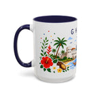 Ghana Coffee Mug | Travel Souvenir Accent Mug | Place Gift Ceramic Cup 11oz 15oz