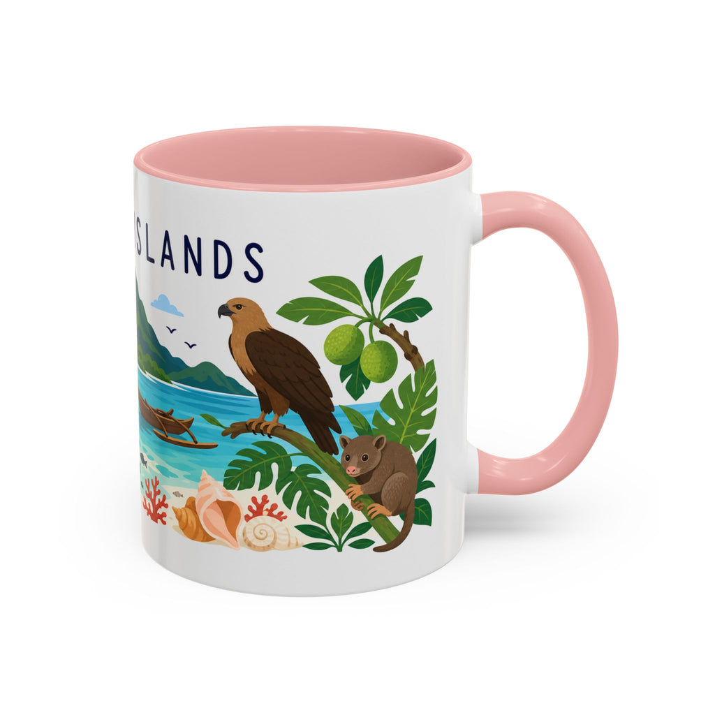 Solomon Islands Coffee Mug | Travel Souvenir Accent Mug | Country Gift Ceramic Cup 11oz 15oz