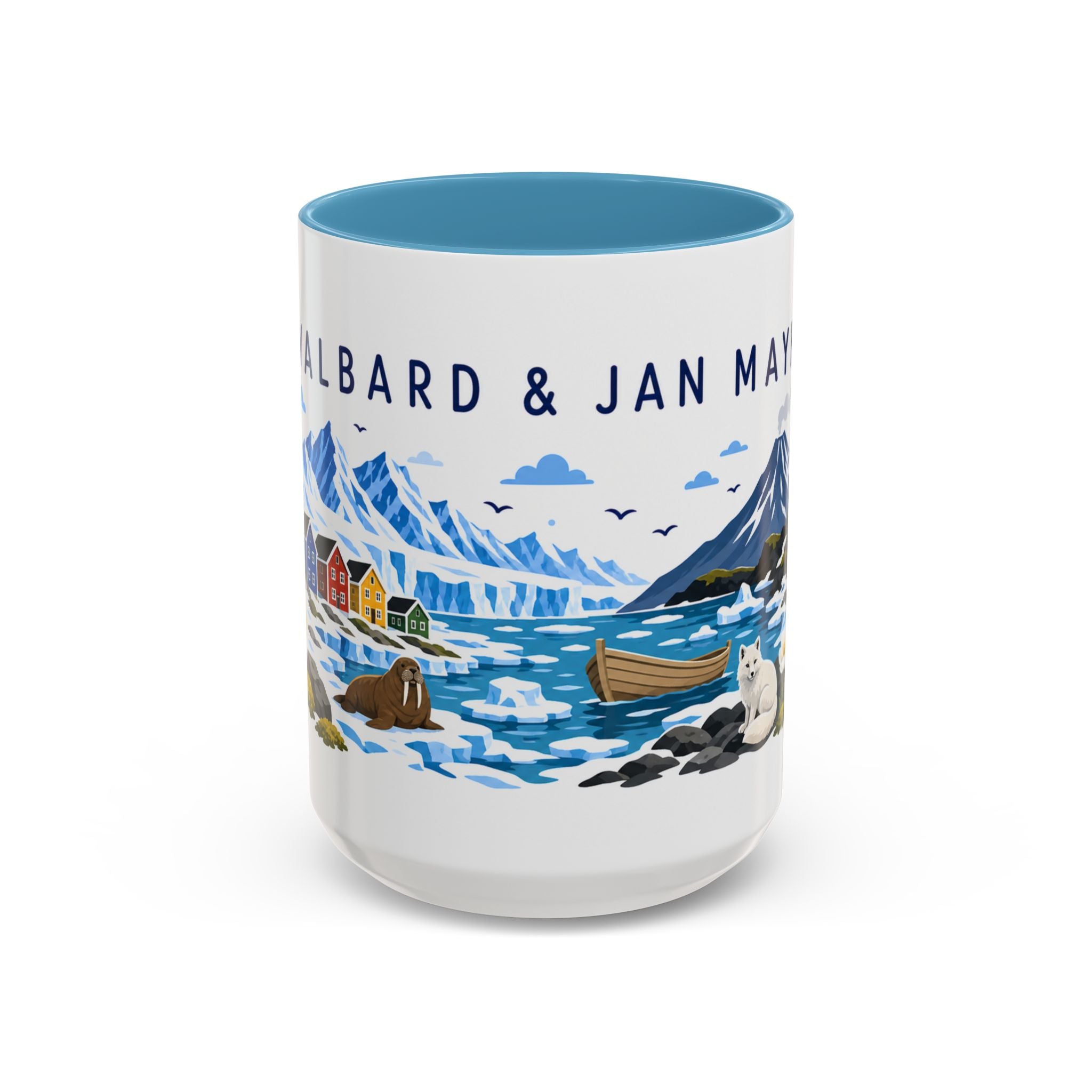 Svalbard & Jan Mayen Coffee Mug | Travel Souvenir Accent Mug | Country Gift Ceramic Cup 11oz 15oz