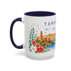 Turkmenistan Coffee Mug | Travel Souvenir Accent Mug | Place Gift Ceramic Cup 11oz 15oz