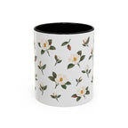 Louisiana Magnolia Mug, State Flower Floral Coffee Cup, 11oz Botanical Gift