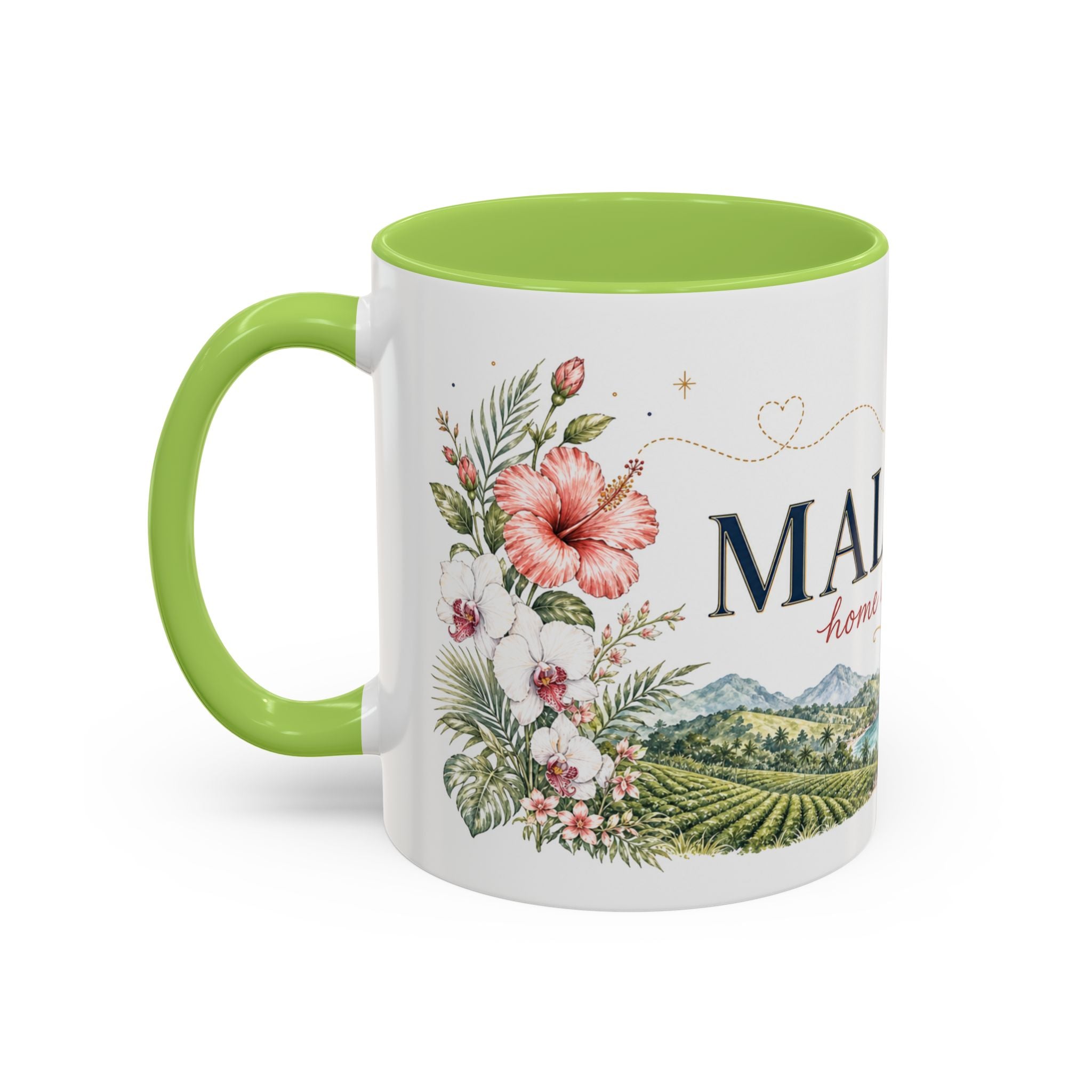 Malaysia Home Country Mug | Moving Away Gift | Long Distance Friendship | 11 oz 15 oz Accent Mug