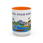 Central African Republic Coffee Mug | Travel Souvenir Accent Mug | Country Gift Ceramic Cup 11oz 15oz