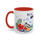 Malaysia Coffee Mug | Travel Souvenir Accent Mug | Country Gift Ceramic Cup 11oz 15oz