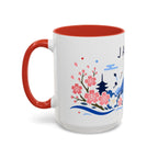 Japan Coffee Mug | Travel Souvenir Accent Mug | Country Gift Ceramic Cup 11oz 15oz